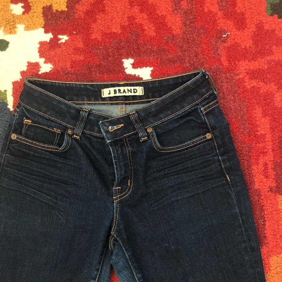 J Brand Size 27 Flare Jean Dark Denim - Picture 5 of 7